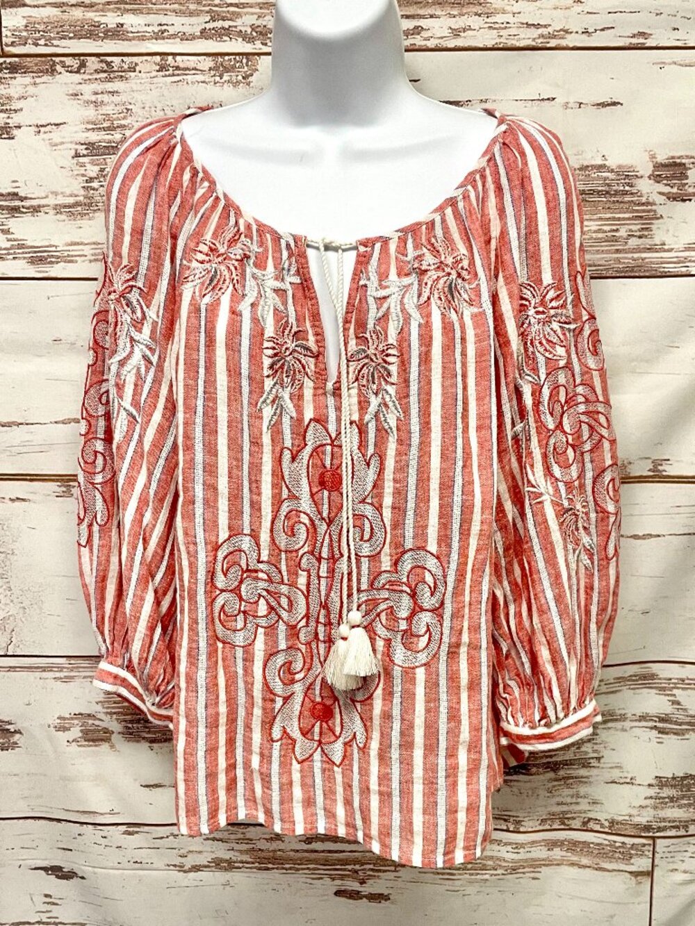 Anthropologie Akemi + Kin Audria Peasant top